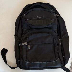 Targus Black Multifunction Laptop Backpack with Front Organizer